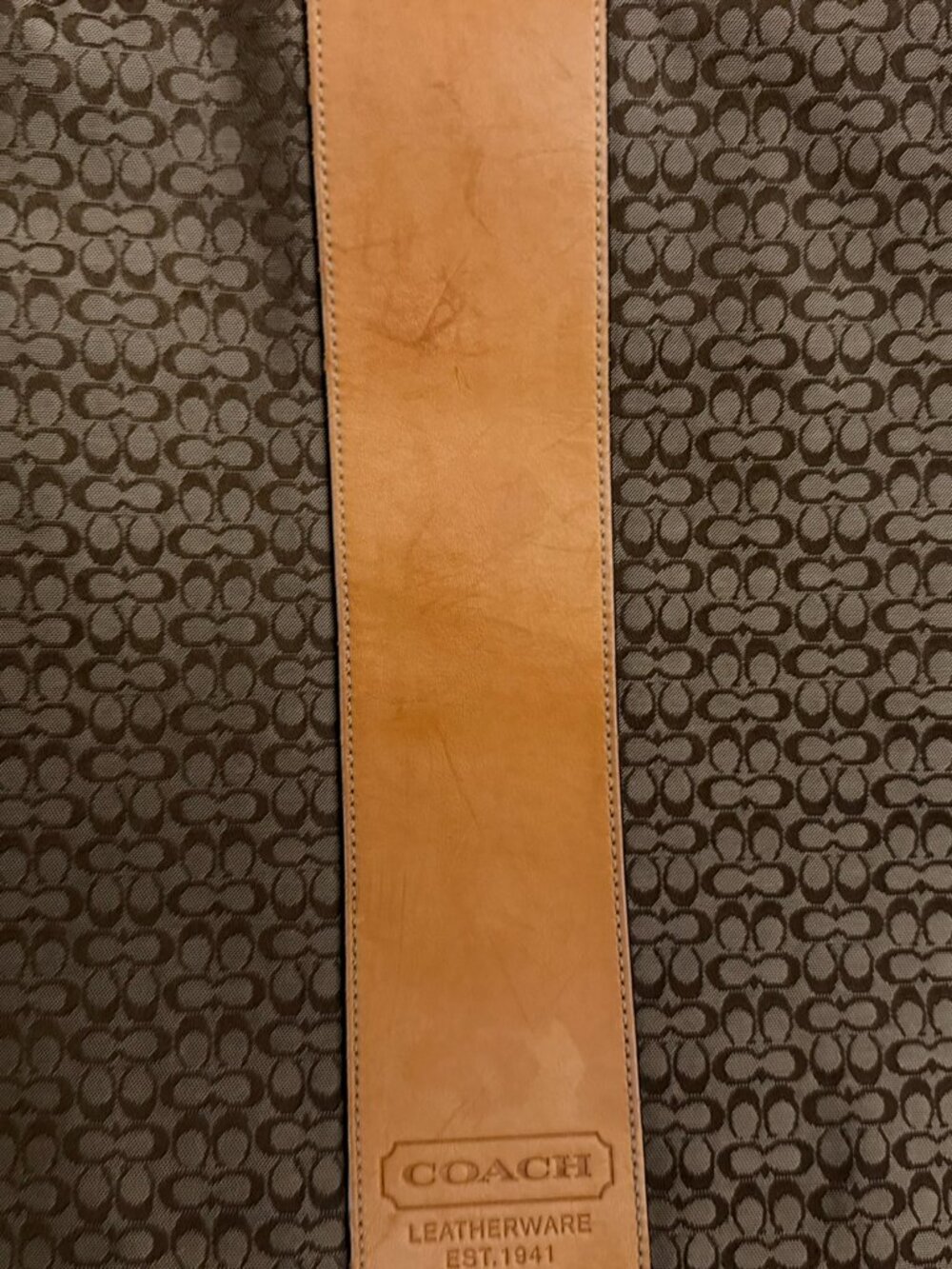 Coach Hudson Signature Jacquard Messenger/Baby Bag - Picture 7 of 10